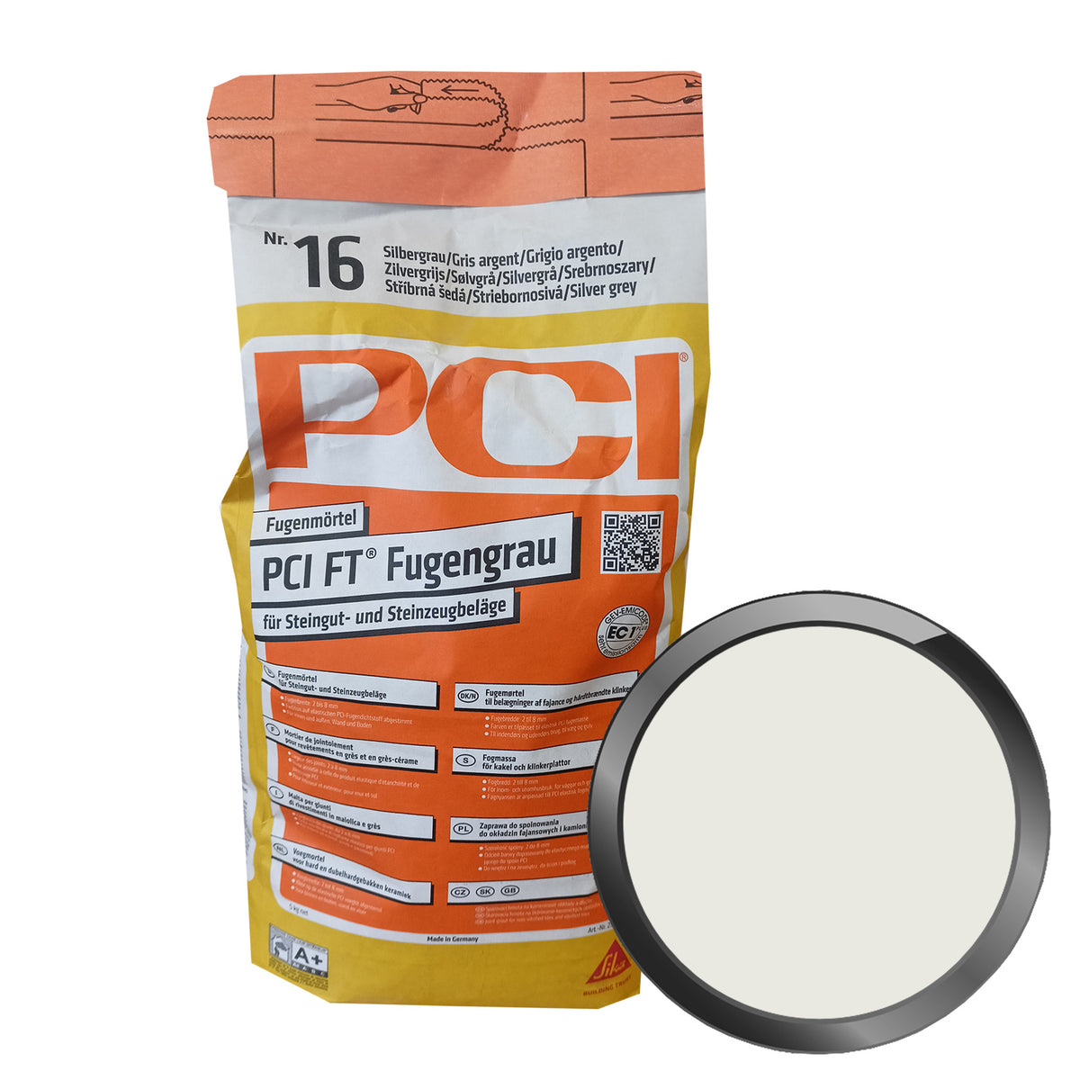 PCI FT FUGENGRAU - 5 KG (NR. 16 SILBERGRAU)