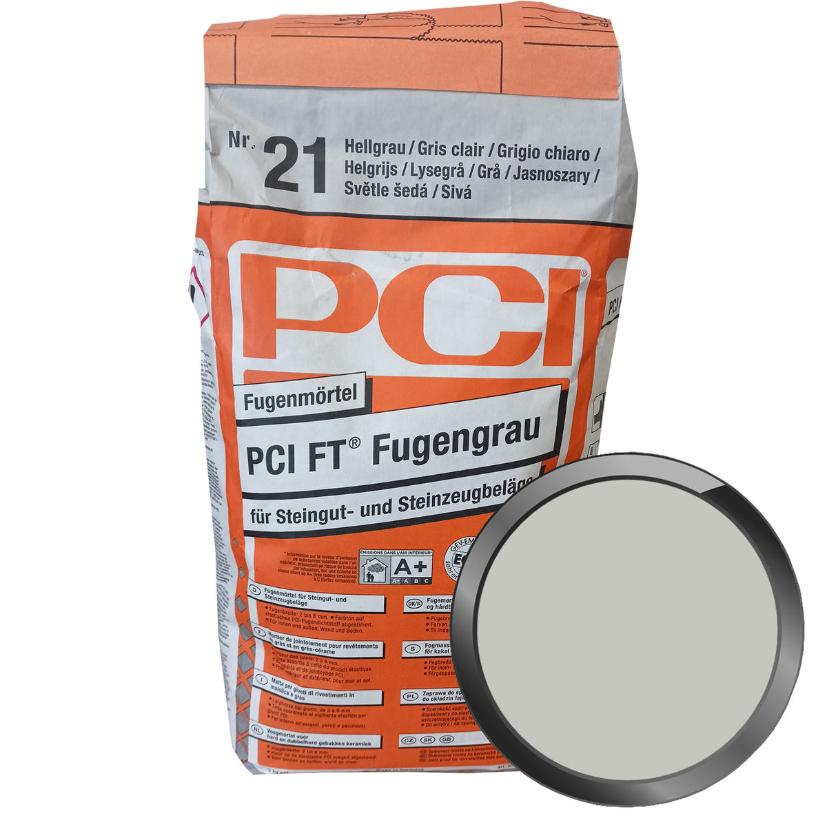 PCI FT FUGENGRAU - 5 KG (NR. 21 HELLGRAU)