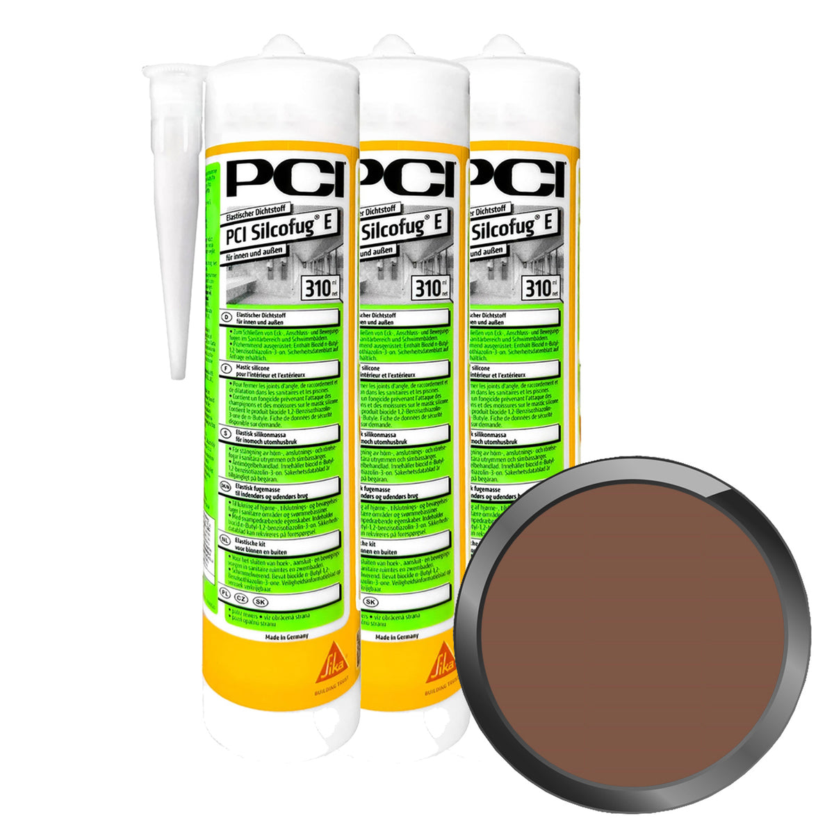 PCI SILCOFUG E - 0.93 LTR [3 X 0.31 LTR] (NR. 57 REHBRAUN)