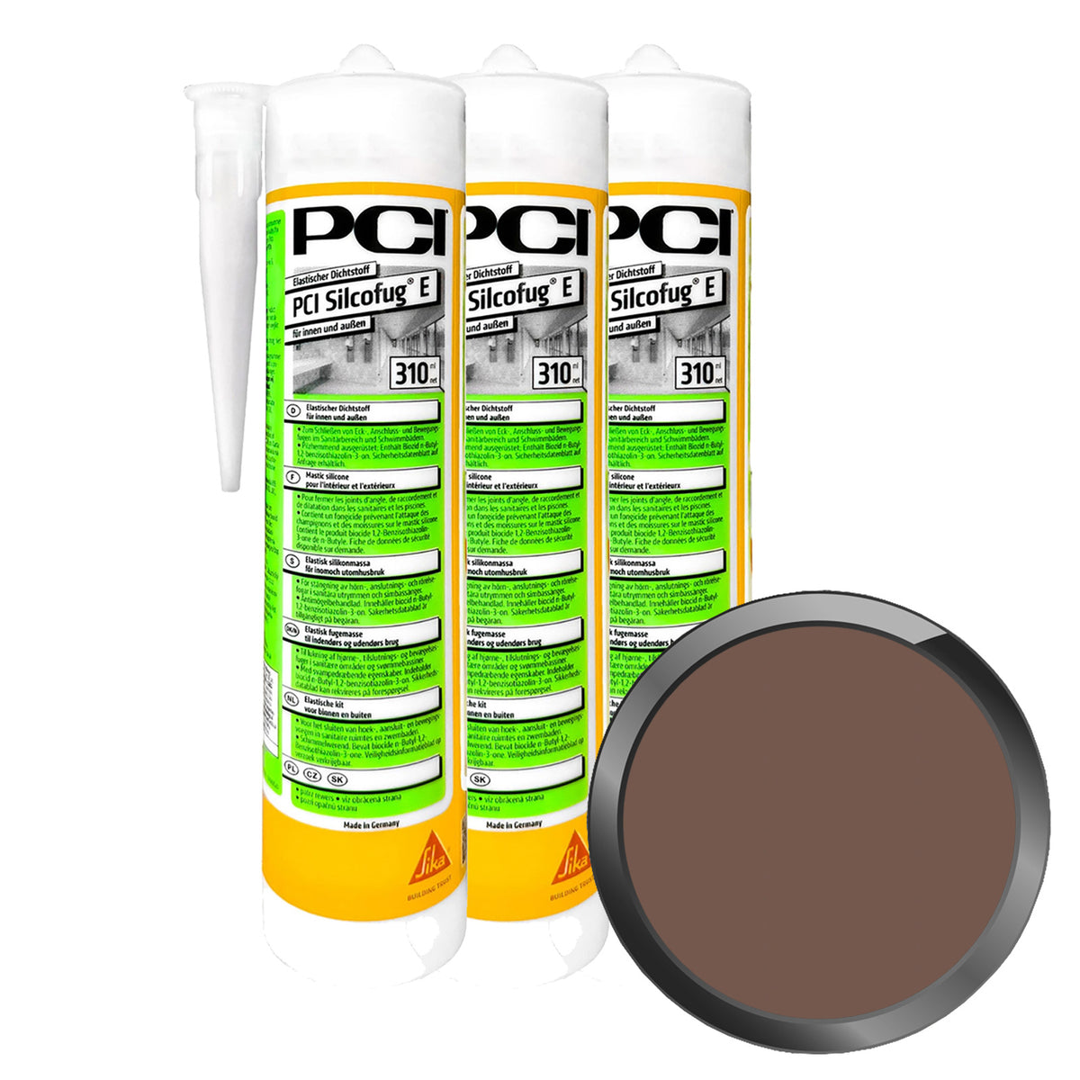 PCI SILCOFUG E - 0.93 LTR [3 X 0.31 LTR] (NR. 05 MITTELBRAUN)