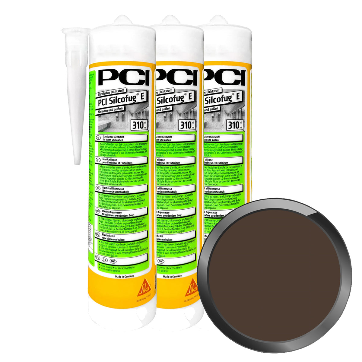 PCI SILCOFUG E - 0.93 LTR [3 X 0.31 LTR] (NR. 41 DUNKELBRAUN)