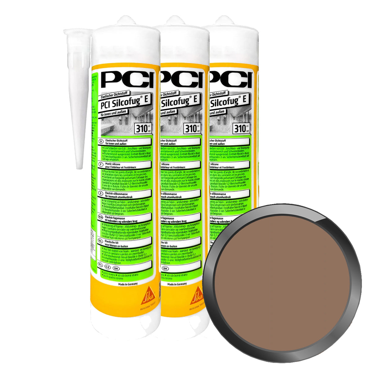 PCI SILCOFUG E - 0.93 LTR [3 X 0.31 LTR] (NR. 56 TERRABRAUN)