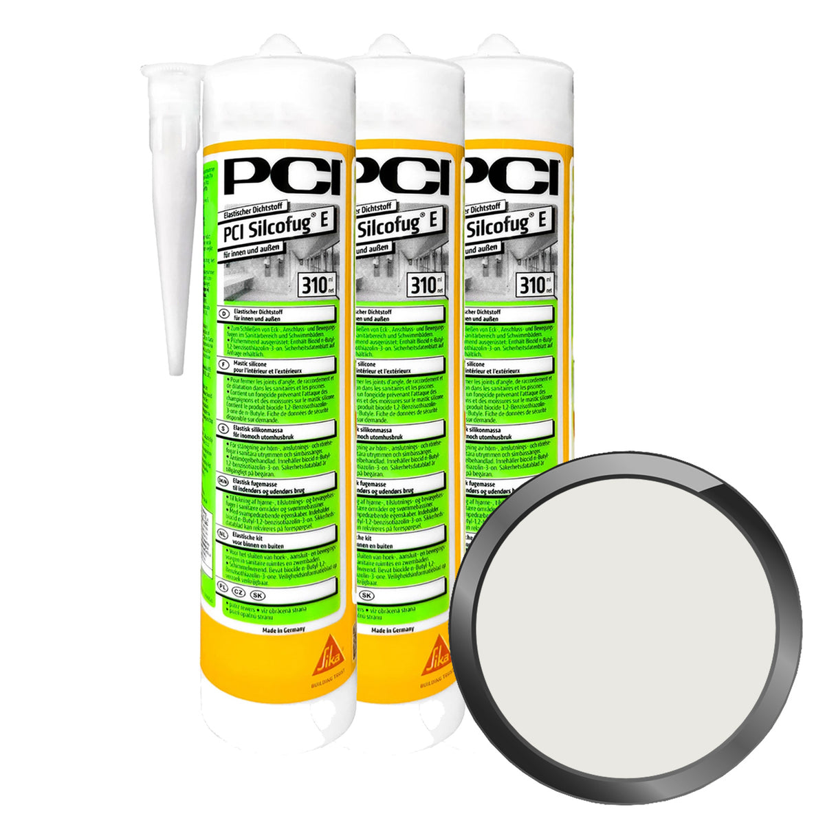 PCI SILCOFUG E - 0.93 LTR [3 X 0.31 LTR] (NR. 16 SILBERGRAU)