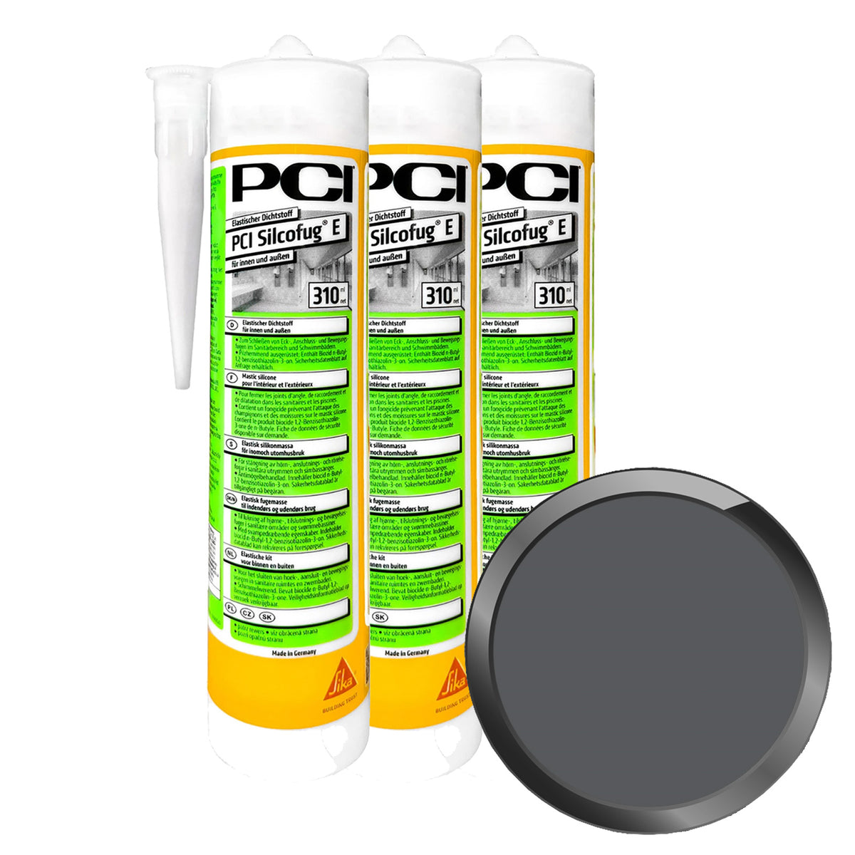 PCI SILCOFUG E - 0.93 LTR [3 X 0.31 LTR] (NR. 47 ANTHRAZIT)