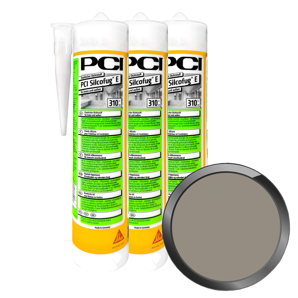 PCI SILCOFUG E - 0.93 LTR [3 X 0.31 LTR] (NR. 31 ZEMENTGRAU)