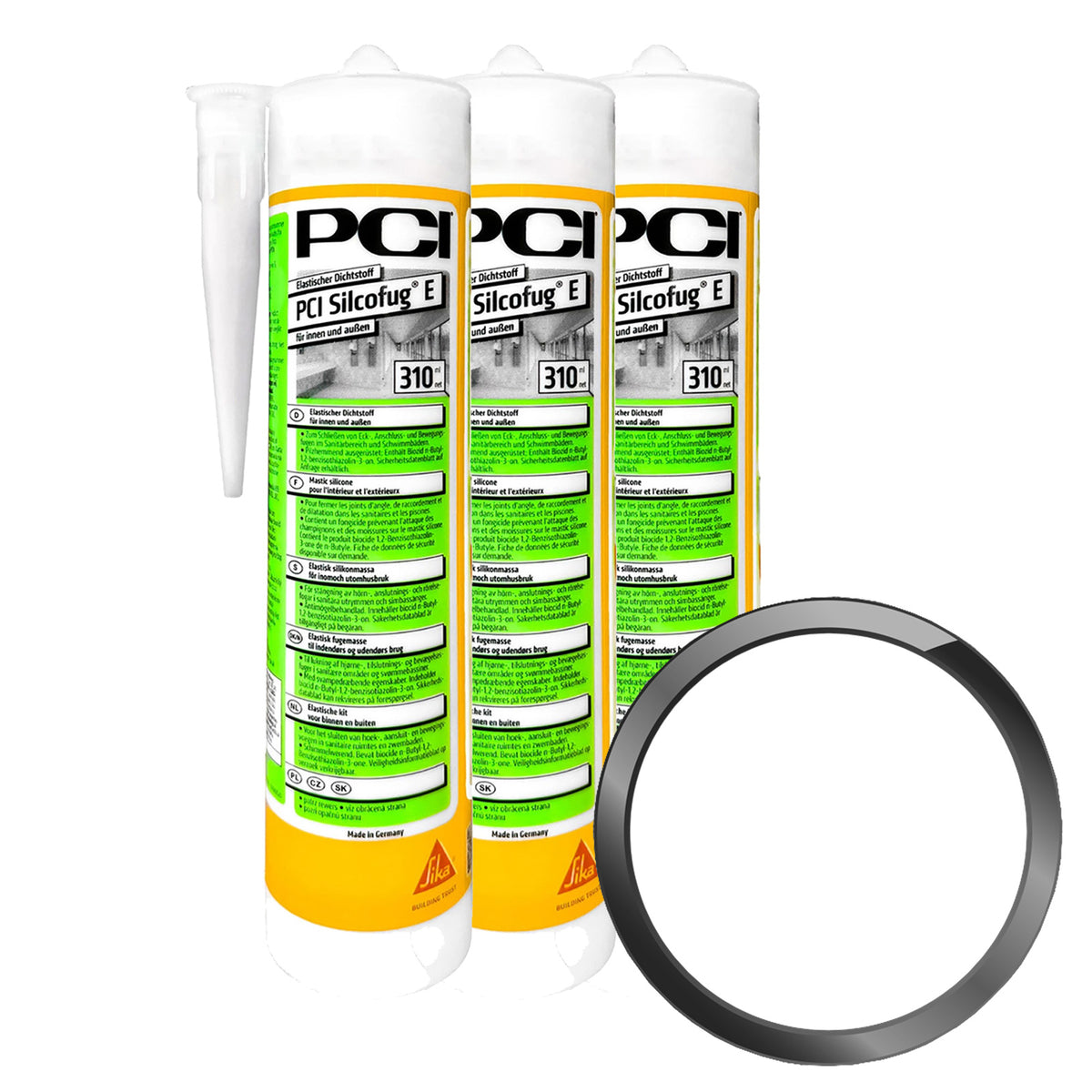 PCI SILCOFUG E - 0.93 LTR [3 X 0.31 LTR] (NR. 01 BRILLANTWEISS)