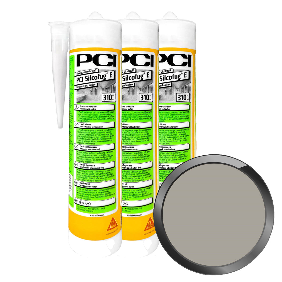 PCI SILCOFUG E - 0.93 LTR [3 X 0.31 LTR] (NR. 22 SANDGRAU)