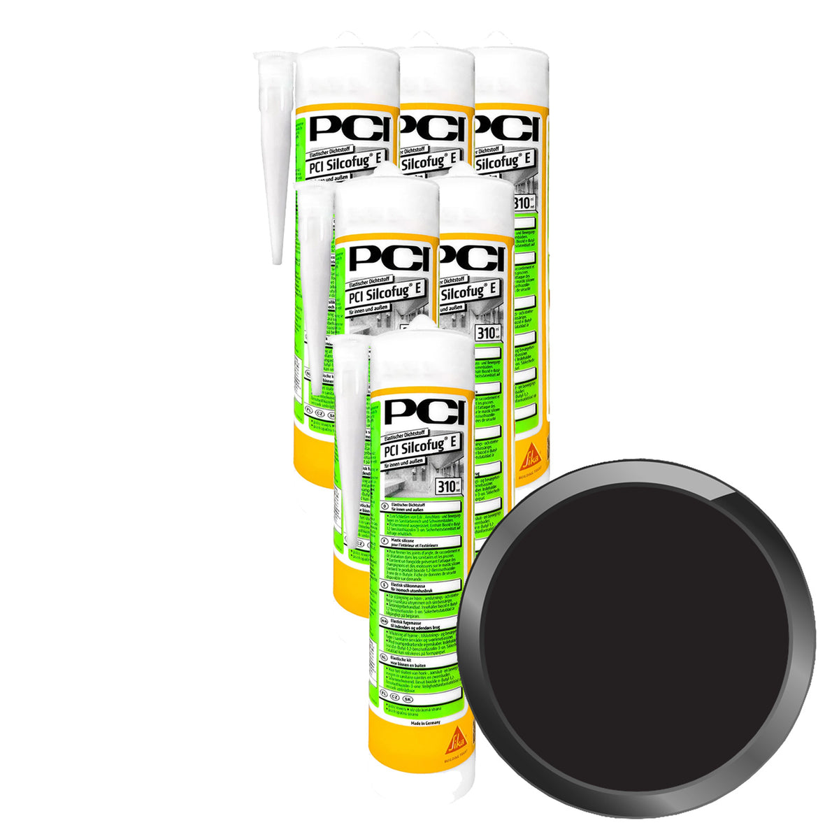 PCI SILCOFUG E - 1.86 LTR [6 X 0.31 LTR] (NR. 40 SCHWARZ)
