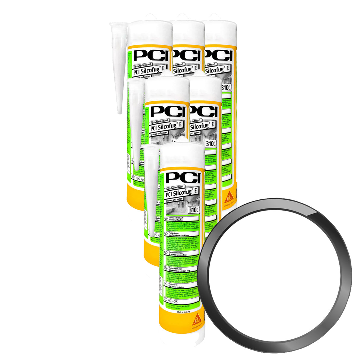PCI SILCOFUG E - 1.86 LTR [6 X 0.31 LTR] (NR. 01 BRILLANTWEISS)
