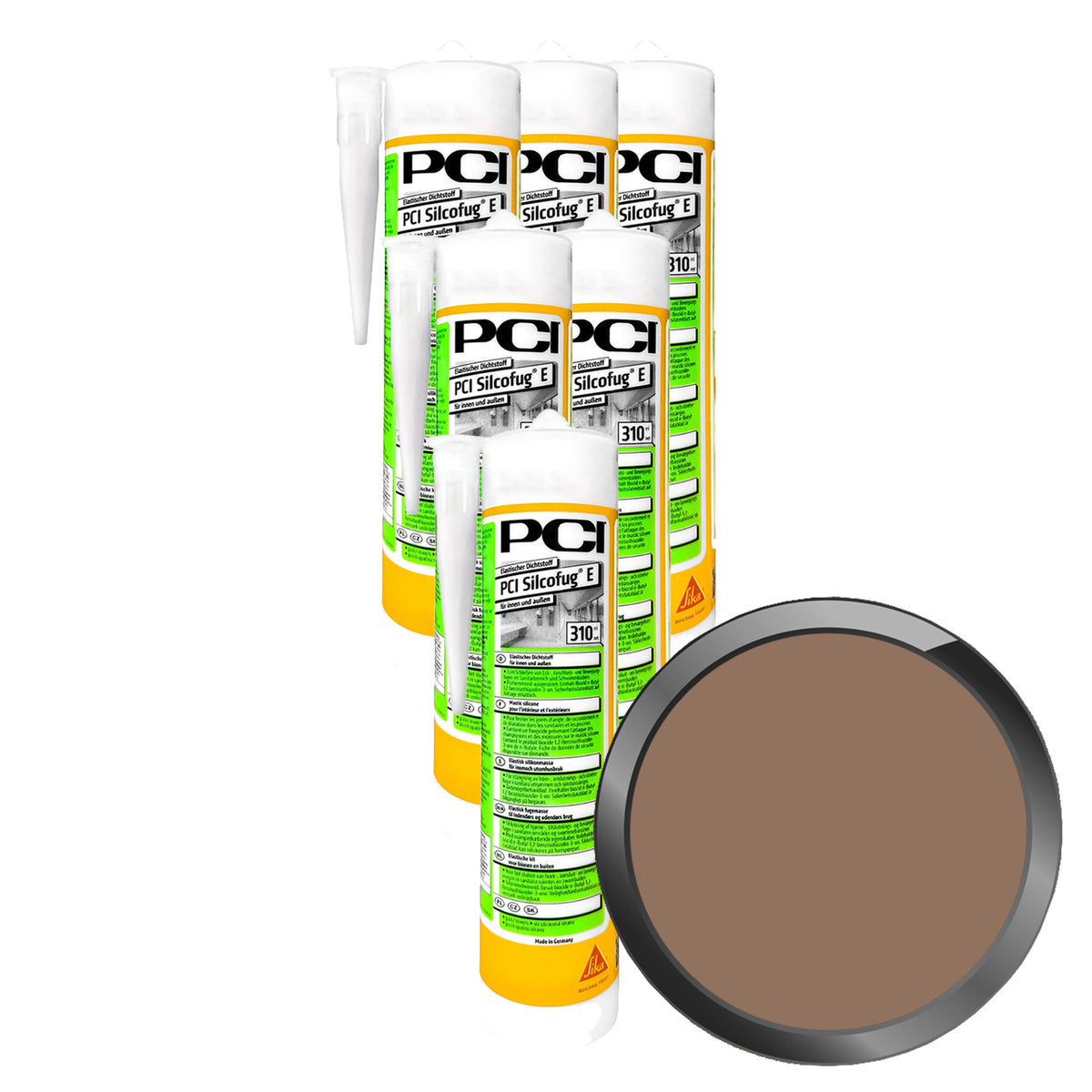PCI SILCOFUG E - 1.86 LTR [6 X 0.31 LTR] (NR. 56 TERRABRAUN)