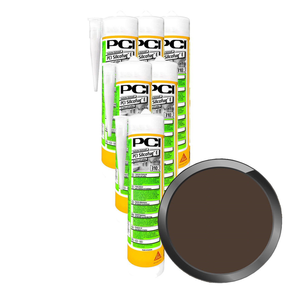 PCI SILCOFUG E - 1.86 LTR [6 X 0.31 LTR] (NR. 41 DUNKELBRAUN)