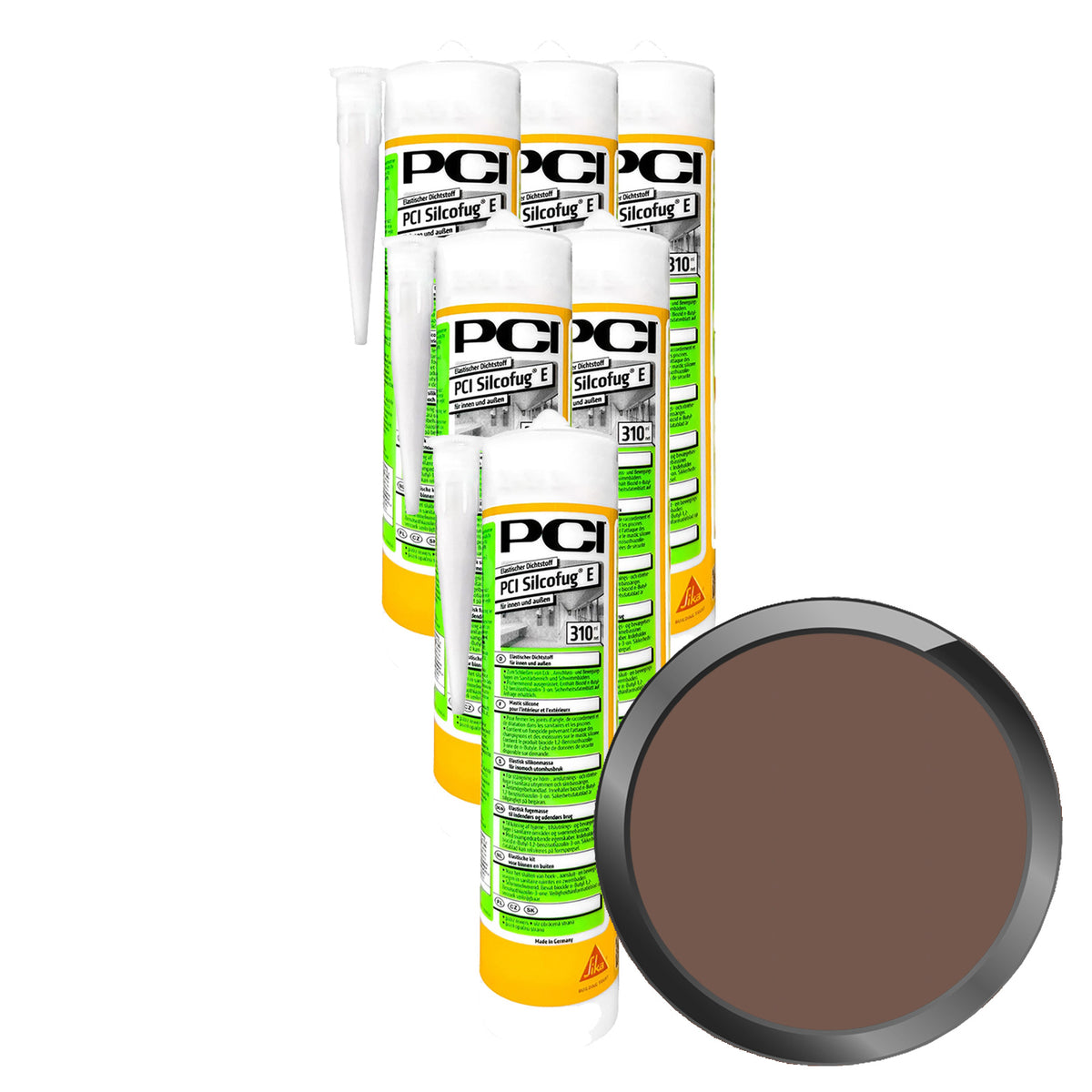 PCI SILCOFUG E - 1.86 LTR [6 X 0.31 LTR] (NR. 05 MITTELBRAUN)