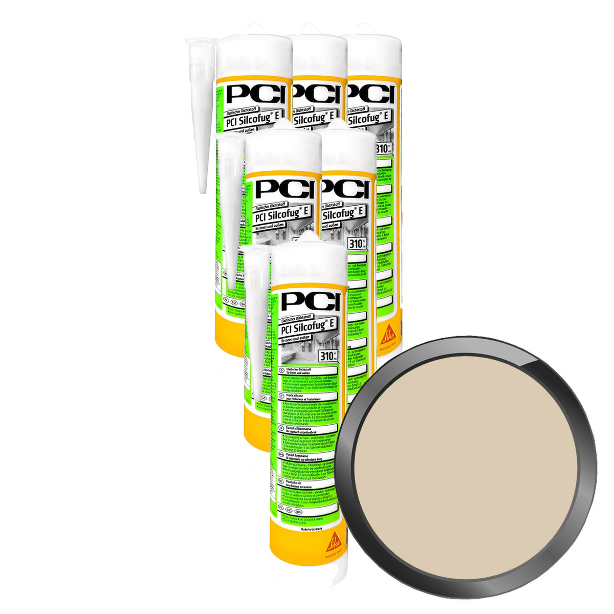 PCI SILCOFUG E - 1.86 LTR [6 X 0.31 LTR] (NR. 02 BAHAMABEIGE)