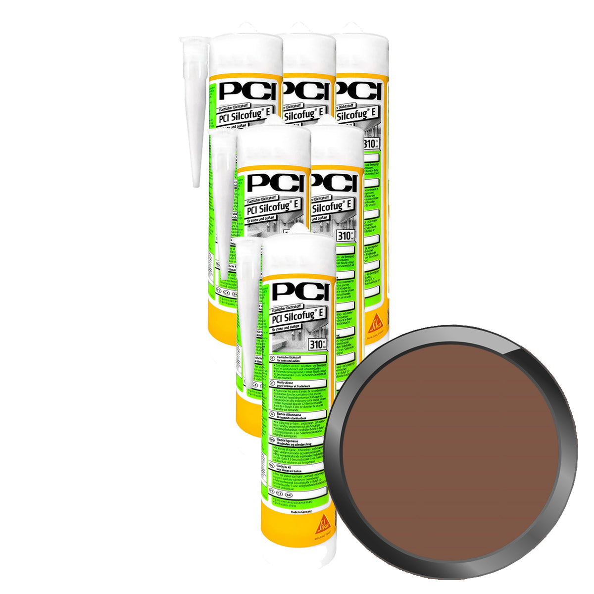 PCI SILCOFUG E - 1.86 LTR [6 X 0.31 LTR] (NR. 57 REHBRAUN)