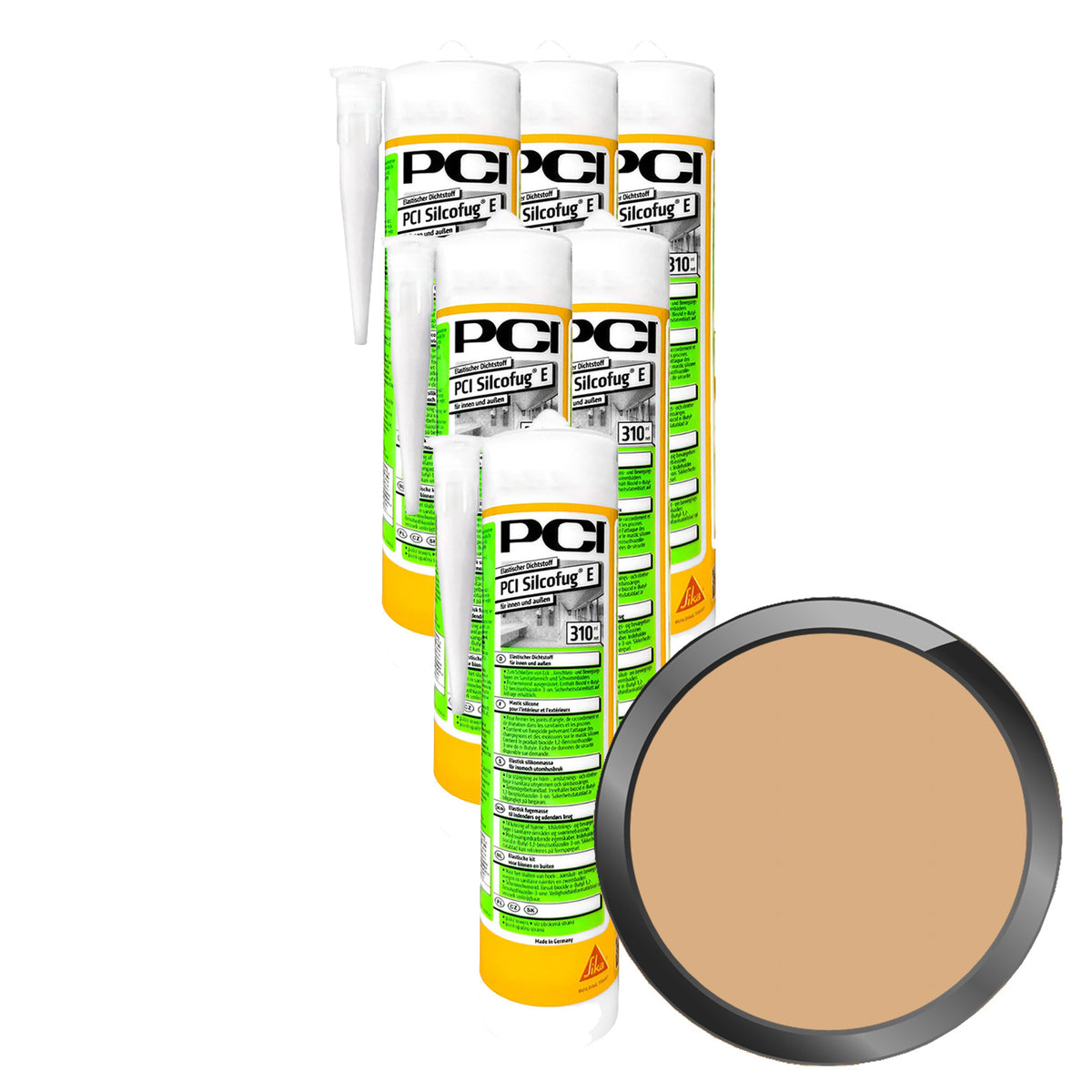 PCI SILCOFUG E - 1.86 LTR [6 X 0.31 LTR] (NR. 03 CARAMEL)