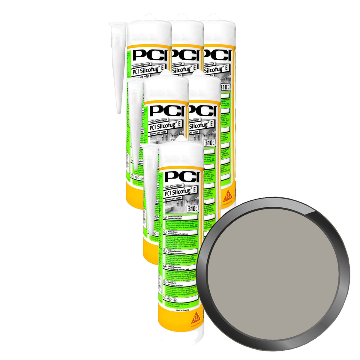 PCI SILCOFUG E - 1.86 LTR [6 X 0.31 LTR] (NR. 22 SANDGRAU)